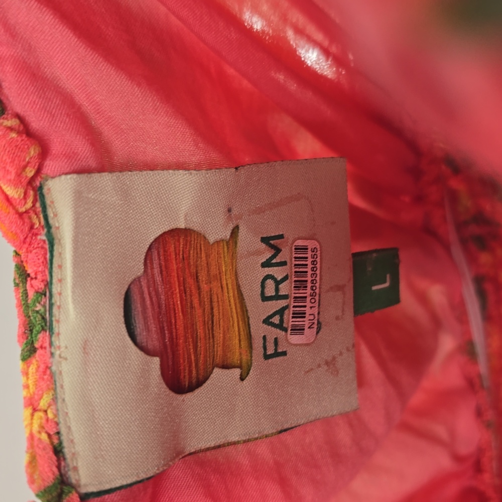 FARM Rio Vibrant Pink and Orange High Low Dress - Picture 8 of 10